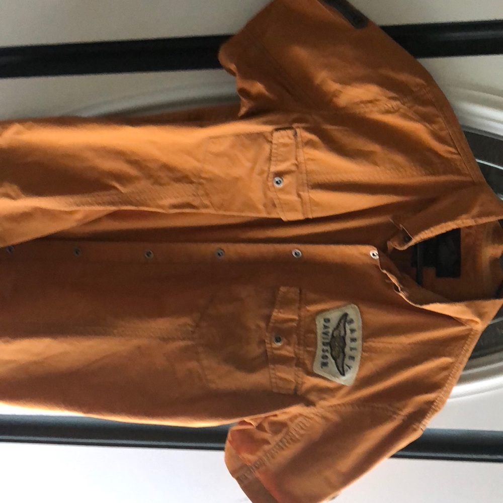 Authentic Harley snap shirt